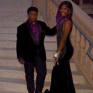 long stunning prom dress.